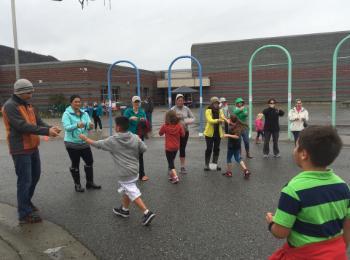 Children on playground 
